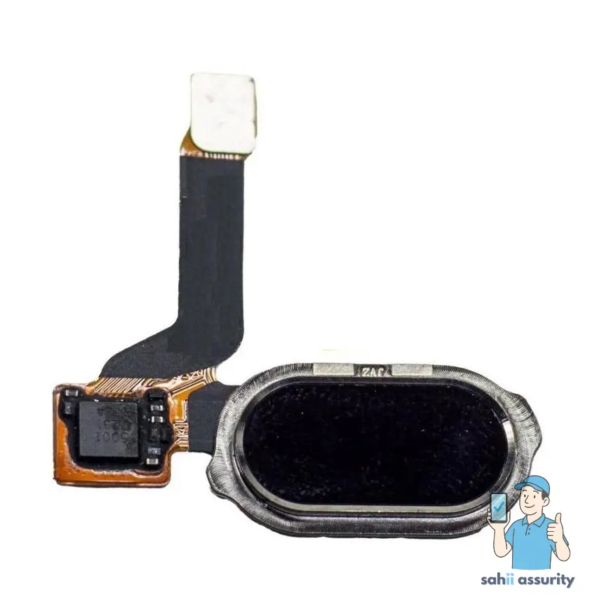 Fingerprint Sensor with Flex Cable for OnePlus 3 Black thumbnail